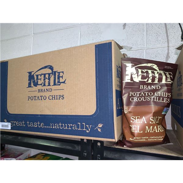 Kettle Chips case lot of 12 x 220g sea salt