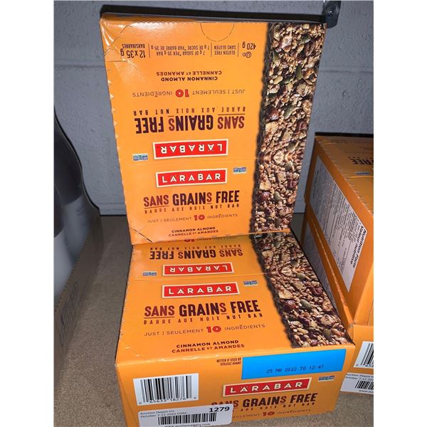 LaraBar grain free cinnamon almond bars 2 x 420g