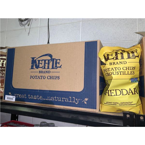 Kettle Chips Cheddar Case lot of 12 x 220g