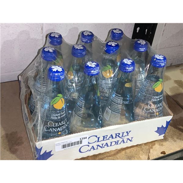 Clearly Canadian Orchard Peach case lot of 11