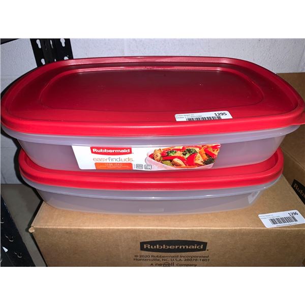 Rubbermaid 1.5 Gal containers lot of 2