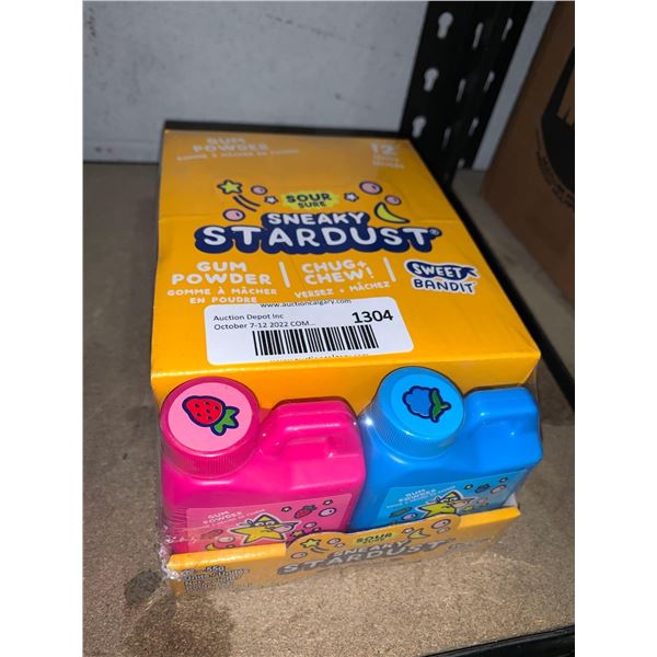 Sneaky Stardust Gum powder candy case lot of 12