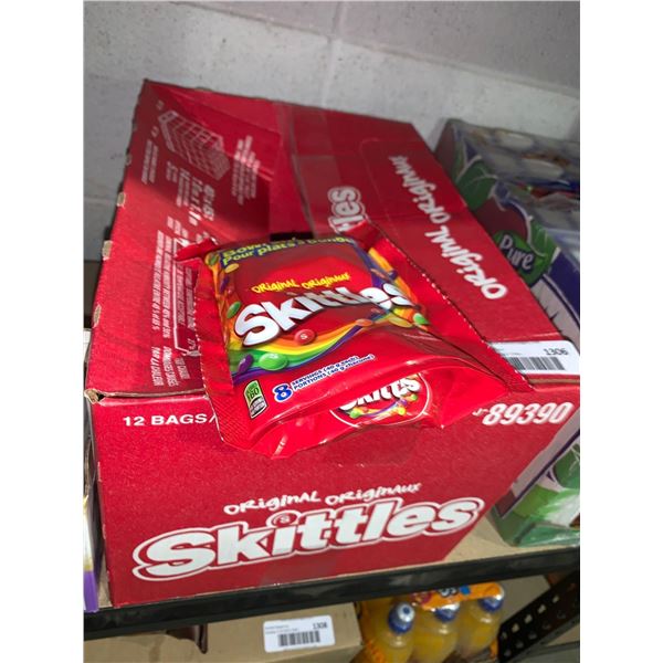 Skittle original case lot of 12 bags