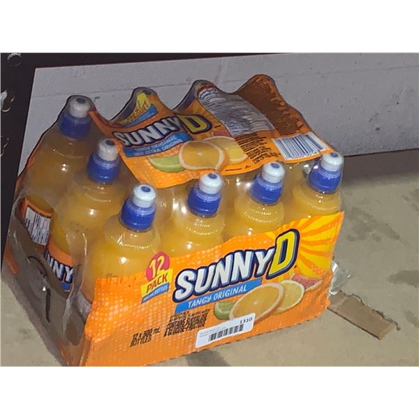Sunny D Tangy original Case lot of 12 x 500ml