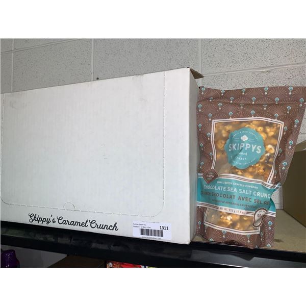 Skippys Caramel Crunch Corn Case lot of 15 x 225g