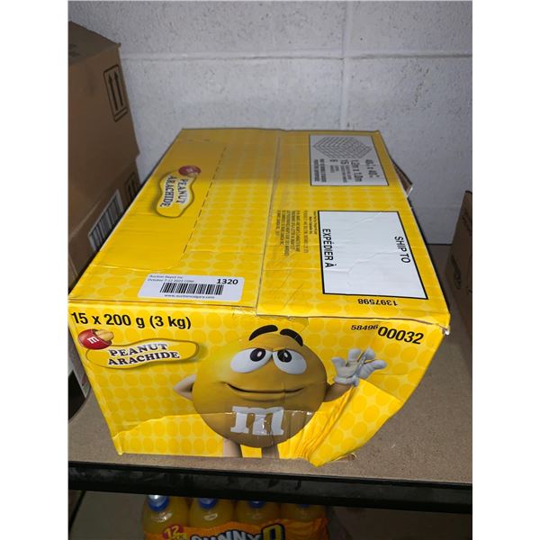 M&M Peanuts case lot of 15 x 200g