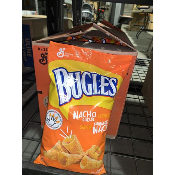 Bugles Nacho Cheese Case lot of 8 x 213g