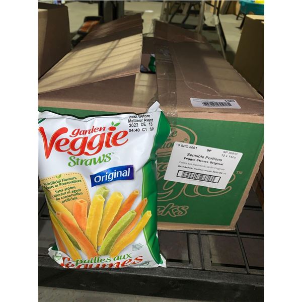 Garden Veggie Straws case lot of 12 x 142g