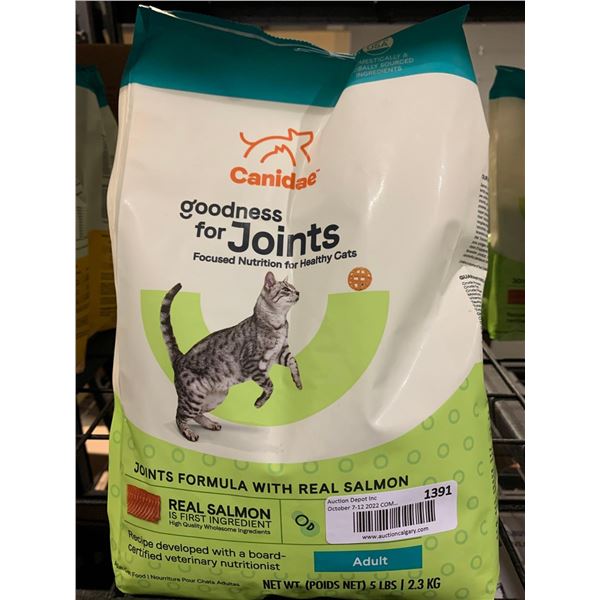 Canidae Cat food joint formula with Salmon Lot of 3 x 5lbs