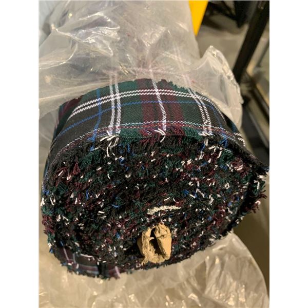 Bolt of Plaid Fabric