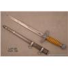 Image 1 : Nazi Army dagger and scabbard, approx. 17”  overall, in very good condition showing the spread  eagl