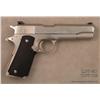 Image 2 : Colt MK IV/Series ’70 Government Model semi-auto  pistol, .45 auto cal., 5” barrel, polished  stainl