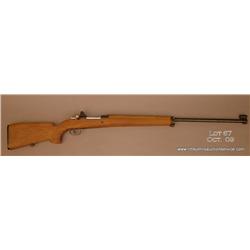 CARL GUSTAFS Bolt Action rifle, #146232, 6.5x55  cal., diometer sights, blued finish with hardwood  