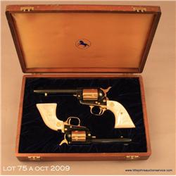 Colt Commemorative two gun set, Joaquin Murrieta 1  of 100, one SAA model revolver and one Single  A