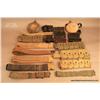 Image 1 : Great bonanza lot of military accessories  including two US marked circular canteens with  plugs and