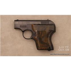 SMITH & WESSON Model 61 Escort, #B1771, .22 LR, 2”  barrel, blued finish, checkered plastic grips.  