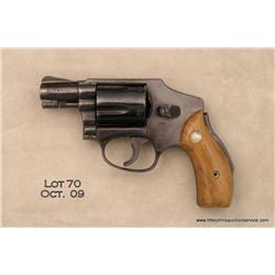 SMITH & WESSON Model 40, #L1395, .38 Spl., 2”  barrel, blued finish, concealed hammer, smooth  medal