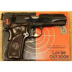Llama semi-auto pistol, .380 cal., 3-3/4" barrel,  blue finish, composite plastic grips, #603972.  T