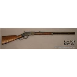 Winchester Model 1873 lever action rifle, .44  cal., 24" round barrel, blue finish, wood stocks,  sh
