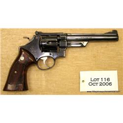 Smith & Wesson Model 1955 Target Model, #79265,  .45 ACP, 6 1/2 ” barrel, blued finish, later  check