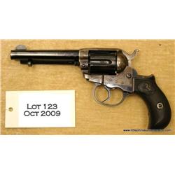 Colt Model 1877 Lightning DA revolver, .38 cal.,  4-1/2” barrel, blue and case hardened finish,  che
