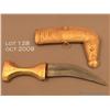 Image 2 : Saudi-Arabian style Jambia Dagger with gold  overlay circa 20th century. These daggers were  known t