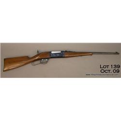 Savage Model 1899 lever action rifle, .303 Savage  cal., 20” barrel, blue finish, wood stocks,  1633