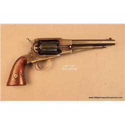 Remington New Model Belt (Ryder) percussion  revolver, .36 cal., 6-1/2” barrel, blue finish,  smooth