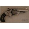 Image 2 : Smith’s patent spur trigger revolver, .41 cal.,  2-3/4” barrel, nickel finish, smooth wood grips,  #