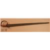 Image 1 : U.S. Naval Cutlass circa 1760-1780, possibly  Revolutionary War showing black enamel-type finish  wh