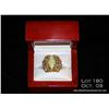 Image 2 : Superb vintage 18 karat yellow gold ladies ring  set with a fine opal center weighing approx. 4.00  
