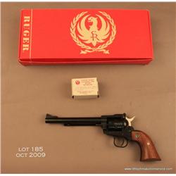 Ruger New Model Super Single Six, #64-61255, .22  LR, 6.5" barrel, blued finish, adjustable sights,