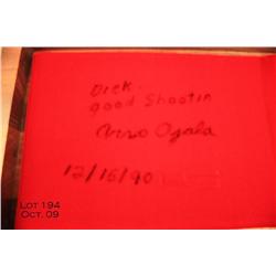 Cased Third Generation Colt SAA Arvo  Ojala/Gunsmoke Commemorative revolver, .45 cal.,  7-1/2” barre