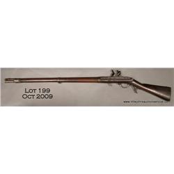 U.S. Military issue Hall Model 1819 breech-loading  flintlock rifle, .52 cal., 33” barrel, brown  fi