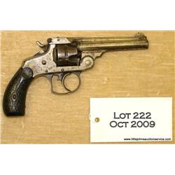 Smith & Wesson 32 top-break, second model, .32  cal., 3-1/2” barrel, nickel finish, deluxe rare  flo