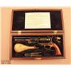 Image 2 : Cased miniature Model 1847 Walker percussion  revolver, approx. 6” overall, blue and case  hardened 