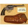 Image 1 : Colt Model 1895 DA revolver, .38 cal., 6” barrel,  blue finish, checkered hard rubber rampant colt  