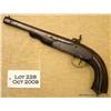 Image 2 : English percussion dueler pistol marked “Richards”  on the barrel and lock plate; .69 cal., flared 9