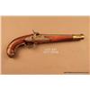 Image 1 : Germanic percussion conversion from flintlock  military style pistol, .70 cal., 10-1/2” barrel,  nic