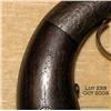 Image 3 : Unusual Japanese character-marked bar hammer  single shot antique Allen-type model percussion  pisto