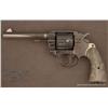 Image 1 : Colt U.S. Army Model 1917 New Service DA revolver,  .45 Auto cal., 5-1/2” barrel, nickel finish, fau
