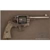 Image 2 : Colt U.S. Army Model 1917 New Service DA revolver,  .45 Auto cal., 5-1/2” barrel, nickel finish, fau