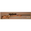 Image 1 : FN Sporterized Mauser, #711690 .308 cal., 26”  barrel, matte black finish with red, white and  blue 