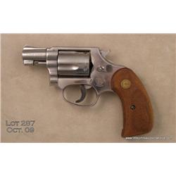 SMITH & WESSON Model 60, #620846, .38 Spl., 2”  barrel, polished stainless, Herretts grips.   Revolv