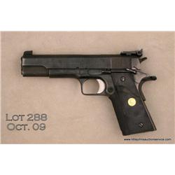 COLT 1911 Commercial Model, # C96307, 45 ACP, 5”  barrel, re-blued finish, adjustable sights,  adjus