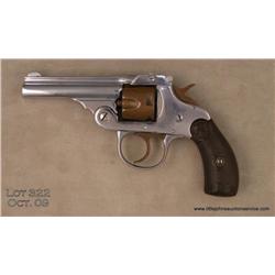 IVER JOHNSON Model 1900, #78073, .32 cal., 3”  barrel, re-nickled finish, hard rubber grips.   Pisto