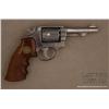 Image 2 : SMITH & WESSON Model 64, # D541533, .38 Spl., 4”  barrel, stainless, with Rogers target grips.   Rev