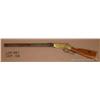 Image 1 : UBERTI replica of a Henry repeating rifle by  Mitchell Arms, #05361, 44-40 cal., brass frame  with b