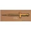 Image 1 : Unmarked Artillery style short sword, approx.  17-1/2” overall with approx. 11” dagger shaped  blade