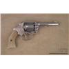 Image 1 : Spanish DA revolver, .38 cal., chrome re-finish,  stag grips.  Revolver is in good condition as  ref